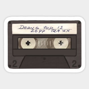 Dean's Top 13 Zepp Traxx Mixtape Sticker